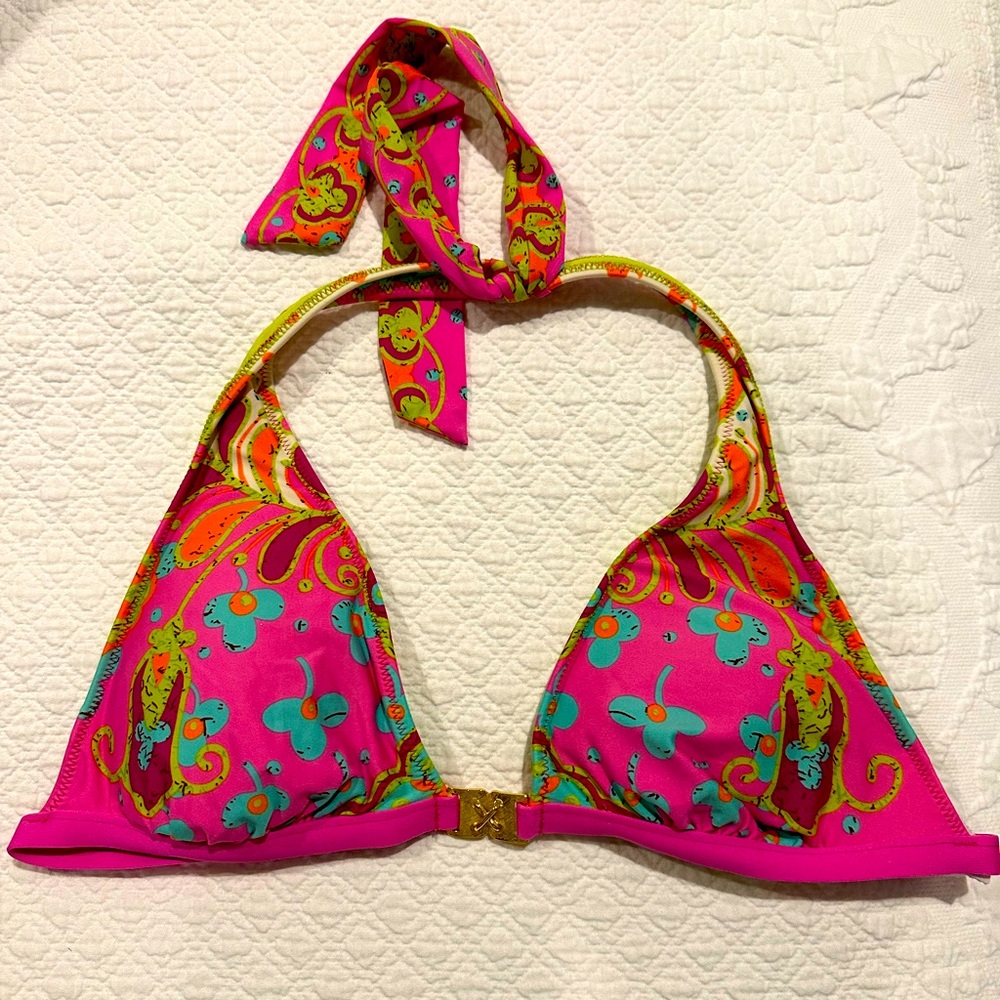 Trina Turk sz 8 bikini top excellent condition
